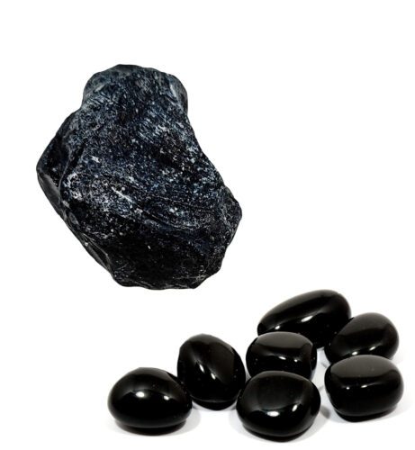Apache Tear Raw and Tumbled