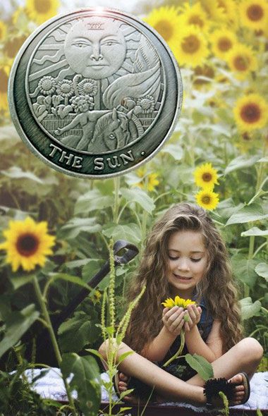 Sun Tarot Coin